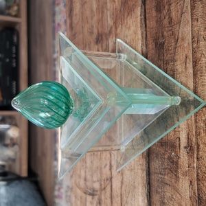 Vintage Art Deco Art Glass jewelry box or catchall.